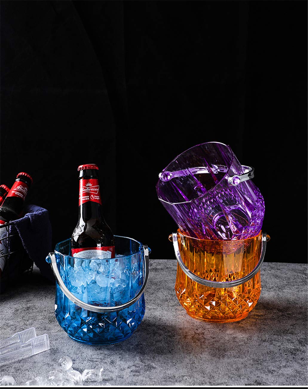 Amazon｜[イダク] アイスペール アイスバケット バー用品 ウイスキー